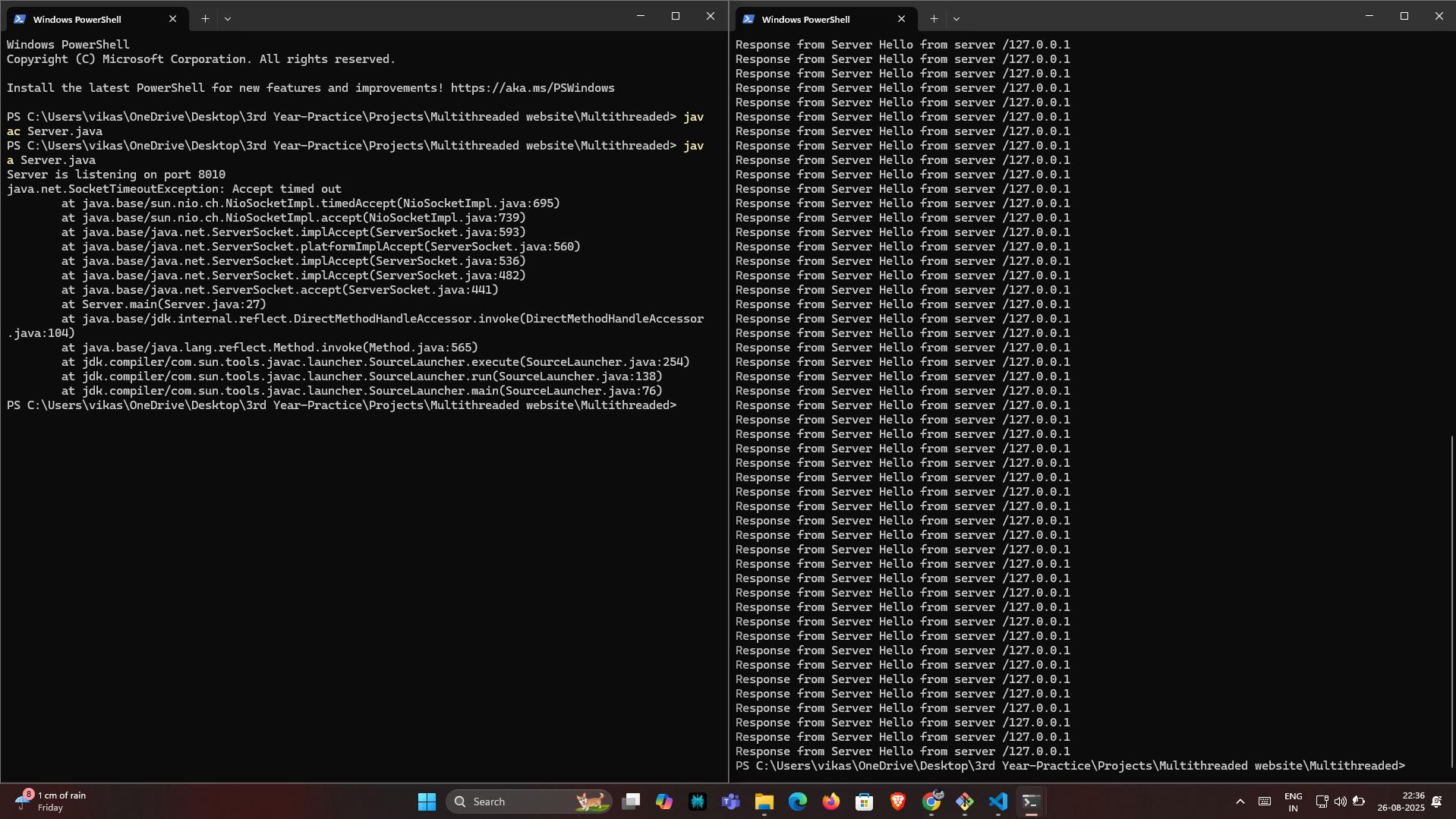 Multithreaded Java Web Server